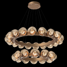 Hammerton CHB0095-2T-NB-FB-CA1-L3 - Luna Radial Ring Chandelier