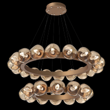 Hammerton CHB0095-2T-NB-GB-CA1-L3 - Luna Radial Ring Chandelier