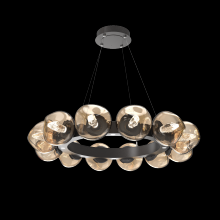 Hammerton CHB0095-36-GP-GB-CA1-L3 - Luna Radial Ring Chandelier