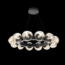 Hammerton CHB0095-36-MB-GA-CA1-L1 - Luna Radial Ring Chandelier