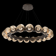 Hammerton CHB0095-48-FB-FB-CA1-L3 - Luna Radial Ring Chandelier