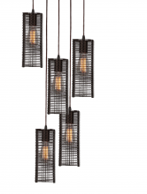 Hammerton CHB0020-08-NB-0-C01-E2 - Downtown Mesh Round Multi-Pendant-08