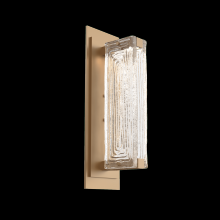 Hammerton IDB0090-01-NB-TL-L1 - Tabulo Sconce-Novel Brass-Linea Cast Glass