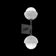 Hammerton IDB0093-02-MB-WL-L3-WM - Cabochon Double Sconce