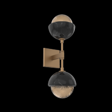 Hammerton IDB0093-02-NB-B-L3-BM - Cabochon Double Sconce