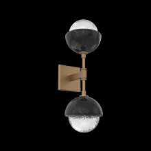 Hammerton IDB0093-02-NB-C-L1-BM - Cabochon Double Sconce