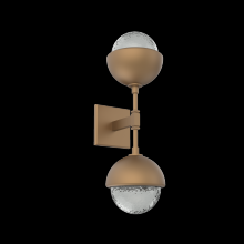 Hammerton IDB0093-02-NB-S-L1-MS - Cabochon Double Sconce