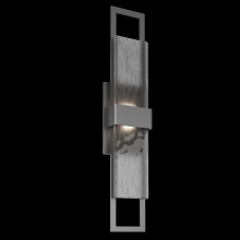 Hammerton ODB0085-02-AG-SG-L2 - Sasha 28" Sconce-Argento Grey-Smoke Granite