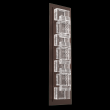 Hammerton ODB0087-01-SB-TE-L2 - Tessera  Outdoor Sconce (S)-Statuary Bronze-Tetro Cast Glass