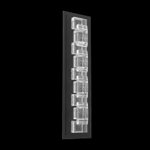 Hammerton ODB0087-02-TB-TE-L2 - Tessera Outdoor Sconce (M)-Textured Black-Tetro Cast Glass