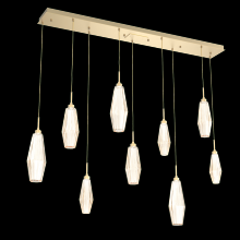 Hammerton PLB0049-09-GB-RA-C01-L3 - Aalto Linear 9pc Multi-Pendant