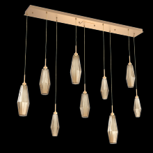 Hammerton PLB0049-09-NB-RB-C01-L3 - Aalto Linear 9pc Multi-Pendant