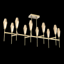 Hammerton PLB0049-67-GB-RB-001-L1 - Aalto Linear Suspension-67-Gilded Brass