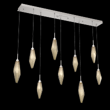 Hammerton PLB0050-09-BS-CB-C01-L3 - Rock Crystal Linear 9pc Multi-Pendant