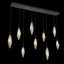 Hammerton PLB0050-09-MB-CB-C01-L3 - Rock Crystal Linear 9pc Multi-Pendant