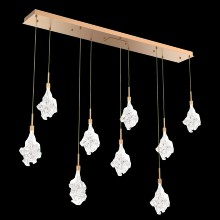 Hammerton PLB0059-09-NB-BC-C01-L3 - Blossom Linear 9pc Multi-Pendant