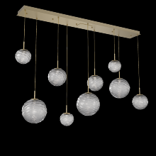 Hammerton PLB0092-09-GB-S-C01-L3 - Gaia Linear Multi-Pendant Chandelier