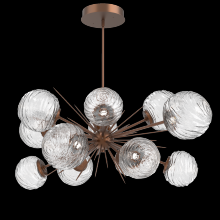 Hammerton PLB0092-0D-BB-C-001-L3 - Gaia Oval Starburst Chandelier