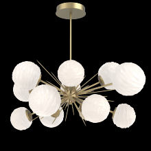 Hammerton PLB0092-0D-GB-WL-001-L3 - Gaia Oval Starburst Chandelier