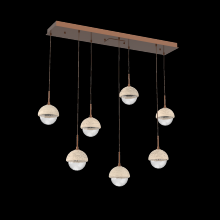 Hammerton PLB0093-07-BB-TC-C01-L1 - Cabochon Linear Pendant Chandelier