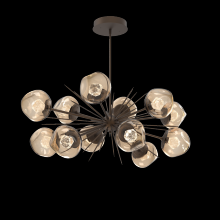 Hammerton PLB0095-0D-FB-ZB-001-L3 - Luna Oval Starburst Chandelier