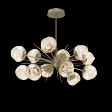 Hammerton PLB0095-0D-GB-FA-001-L3 - Luna Oval Starburst Chandelier