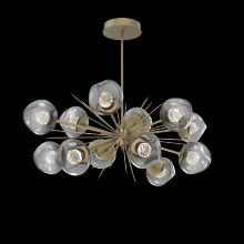 Hammerton PLB0095-0D-GB-FS-001-L1 - Luna Oval Starburst Chandelier