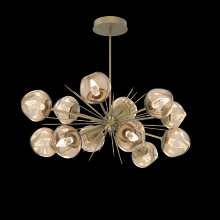 Hammerton PLB0095-0D-GB-GB-001-L3 - Luna Oval Starburst Chandelier