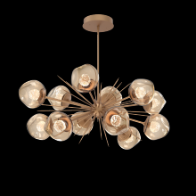 Hammerton PLB0095-0D-NB-FB-001-L1 - Luna Oval Starburst Chandelier