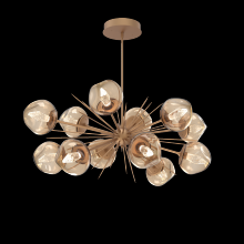 Hammerton PLB0095-0D-NB-GB-001-L3 - Luna Oval Starburst Chandelier