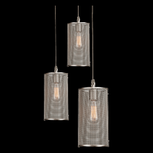 Hammerton CHB0019-09-BB-0G-C01-L1 - Uptown Mesh Square 9pc Multi-Pendant