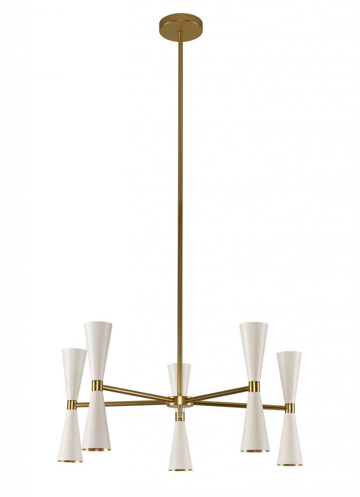 Milo 5 Arm Chandelier