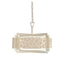 Kalco 303553RS - Miramar 26 Inch Convertible Pendant - Semi Flush Mount