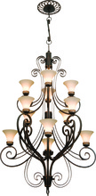 Kalco 5189AC/1576 - Mirabelle (4+4+4) Light 3 Tier Foyer