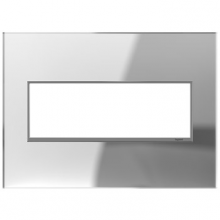 Legrand AWM3GMR1 - adorne® Mirror Three-Gang Screwless Wall Plate