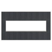 Legrand AWM4GRG4 - adorne? Rustic Grey Four-Gang Screwless Wall Plate