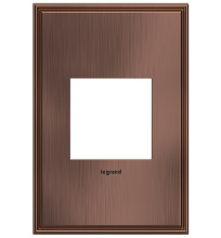 Legrand AWC1G2MAC4 - adorne? Matte Antique Copper One-Gang Screwless Wall Plate