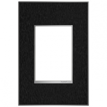 Legrand AWM1G3BLS4 - adorne® Black Stainless One-Gang-Plus Screwless Wall Plate