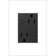 Legrand AGFTR2153G4 - adorne? 15A Tamper-Resistant Self-Test GFCI Outlet, Plus-Size, Graphite