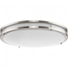 Progress P350276-009-CS - Abide Collection 5-CCT Integrated LED Brushed Nickel Contemporary 17.7" Large Flush Mount Light