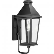 Progress P560344-031 - Richmond Hill Collection One-Light Clear Glass Modern Farmhouse Outdoor Small Wall Lantern