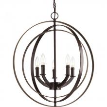 Progress P3841-20 - Equinox Collection Five-Light Chandelier