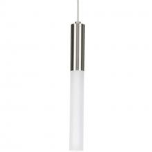 Progress P500321-009-30 - Kylo LED Collection One-Light Brushed Nickel Modern Style Hanging Pendant Light