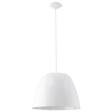 Eglo 92719A - 1x100 Pendant With Glossy White Finish