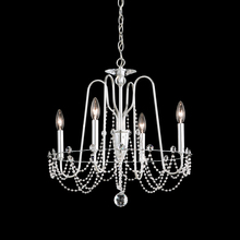 Schonbek 1870 AR1004N-48O - Esmery 4 Light 120V Chandelier in Antique Silver with Clear Optic Crystal