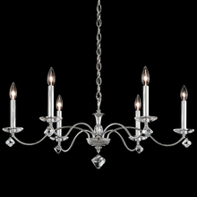 Schonbek 1870 MD1006N-76H - Modique 6 Light 120V Chandelier in Heirloom Bronze with Clear Heritage Handcut Crystal