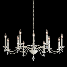 Schonbek 1870 MD1012N-40H - Modique 12 Light 120V Chandelier in Polished Silver with Clear Heritage Handcut Crystal