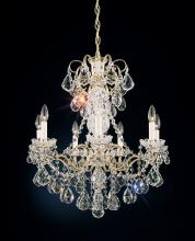 Schonbek 1870 3656-76R - New Orleans 7 Light 120V Chandelier in Heirloom Bronze with Clear Radiance Crystal