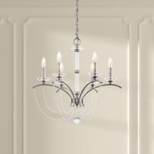 Schonbek 1870 BC7106N-51O - Priscilla 6 Light 120V Chandelier in Black with Clear Optic Crystal