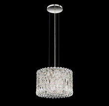 Schonbek 1870 RS8345N-401H - Sarella 8 Light 120V Mini Pendant in Polished Stainless Steel with Clear Heritage Handcut Crystal